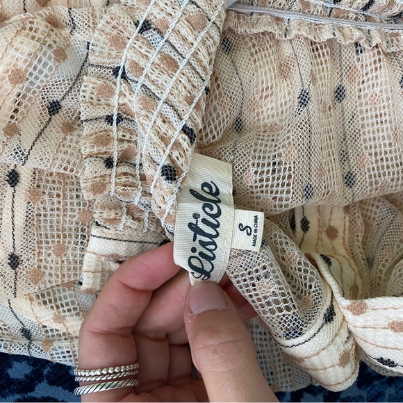 High neck top with built in tank. - Picture 3 of 3